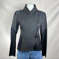 Jessica Simpson Jackets & Coats | Jessica Simpson Moto Jacket Faux Leather Detail | Color: Gray | Size: M