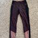 Lululemon Athletica Pants & Jumpsuits | Athletic Womens Lululemon Size 6 Print Leggings Yoga Workout | Color: Black/Purple | Size: 6