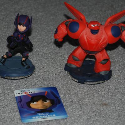 Disney Video Games & Consoles | Disney Infinity 2.0 Edition Figures: Big Hero 6 Baymax & Hiro Hamada | Color: Purple/Red | Size: Os