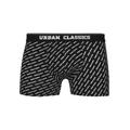 Boxershorts URBAN CLASSICS "Männer Boxer Shorts 5-Pack" Gr. 3XL, 1 St., blau (burgundy, darkblue, white, black) Herren Unterhosen URBAN CLASSICS
