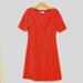 Kate Spade Dresses | Kate Spade New York Red Bateau Neckline Shift Dress Women's Size 6 | Color: Red | Size: 6