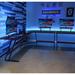 Inbox Zero Kantina L-Shape Gaming Desk Wood/Metal in Black | 27.5 H x 50.4 W x 17 D in | Wayfair 60B149E96C91409BA96D5966AB1BAF94