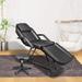 Inbox Zero Faux Leather Massage Chair Faux Leather in Black | 27.56 H x 73.23 W x 32.28 D in | Wayfair 85A2454BB48C493A80662EE59B7A5788