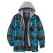 Blair Men's Haband Tailgater™ Sherpa Lined Men's Flannel Jacket - Green - L