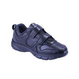 Blair Dr. Max™ Leather Sneakers with Memory Foam - Navy - 9