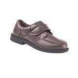 Blair Dr. Max™ Leather One-Strap Casual Shoes - Brown - 10