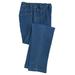 Blair Men's Haband Men’s Casual Joe® Stretch Waist Jeans with Drawstring - Blue - L