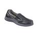 Blair Men's Dr. Max™ Leather Slip-On Casual Shoes - Black - 8