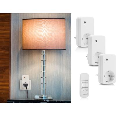 Smartwares - Funksteckdosen Set mit Fernbedienung - Smart Home für Geräte bis 1000 Watt Image