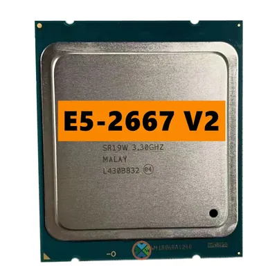 Xeon E5 2667 v2 3.3 mesurz 8Core 16Threads 25MB Cache SR19W 130W E5 2667v2 CPU E5-2667V2 Processeur