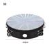 Tambourine 8 / 10 Wooden Radiant Tambourine Handbell Hand Drum with Double Row Jingles Reflective Drum Head Percussion Instrument Toy