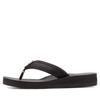 Badezehentrenner LASCANA, Damen, Gr. 44, schwarz, Obermaterial: 100% Textilmaterial. Decksohle: 100% Synthetik. Laufsohle: 100% Synthetik, unifarben, feminin, Schuhe Zehentrenner Dianette, Sandale, Pantolette, Badeschuh mit Ringapplikation "Italy"...