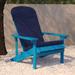 Indoor/Outdoor Adirondack Chairs with Cushions - Set of 2