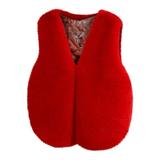 Toddler Boys Girls Fuzzy Vest Plush Sleeveless Soft Waistcoat Outerwear Baby Solid Jacket Winter Fleece Cardigan Baby Clothes