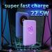 Magnetic Wireless Charger Power Bank 10000mAh 15W Fast USB C Small Portable Charger Power Bank with Mag-Suction External Strong Powerful Battery Pack for iPhone/Android