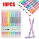 QingY-12 Colours Magnetic Whiteboard Pens with Eraser Fine Point Dry Wipe Markers for Kids Writing On Whiteboards
