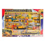 KidPlay 50pc Diecast Cars Urban City Construction Toys Play Set for Kids