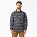 Dickies Men's Water Repellent Fleece-Lined Flannel Shirt Jacket - Charcoal/black Ombre Plaid Size 4Xl (TJ210)