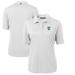 Women's Cutter & Buck White Tulane Green Wave Team Virtue Eco Pique Recycled Polo