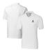 Men's Cutter & Buck White New England Patriots Advantage Tri-Blend Pique Big Tall Throwback Polo