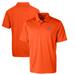 Men's Cutter & Buck Orange Denver Broncos Throwback Logo Big Tall Prospect Textured Stretch Polo