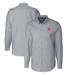 Men's Cutter & Buck Charcoal Denver Broncos Throwback Logo Big Tall Long Sleeve Stretch Oxford Button-Down Shirt