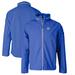 Men's Cutter & Buck Blue New York Giants Throwback Logo Vapor Water Repellent Stretch Full-Zip Rain Jacket