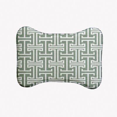 e by design Geometric Pet Feeding Placemat in Green, Size 0.5 H x 19.0 W x 14.0 D in | Wayfair PMBGN242GR14-S