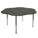 Factory Direct Partners La Madera Pro Flower Activity Table w/ Adjustable Super Legs Laminate/Metal | 31.5 H x 60 W x 60 D in | Wayfair 13118-281