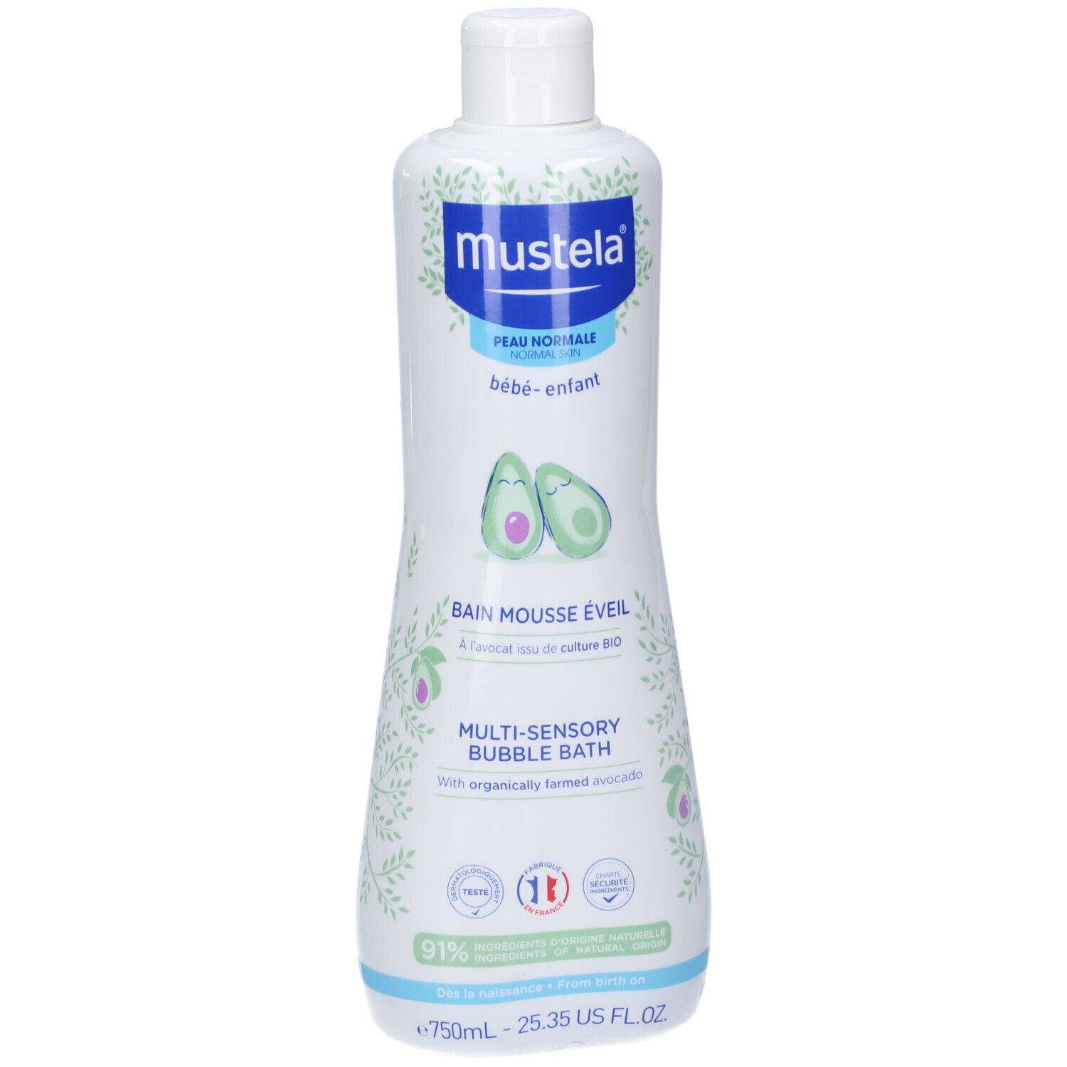Mustela® Gel detergente Bagnetto Mille Bolle 750 ml Schiuma da bagno