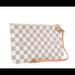 Louis Vuitton Bags | Louis Vuitton Damier Azur Neverfull Mm Pochette | Color: White | Size: Os