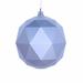 The Holiday Aisle® 8" Geometric Ball Ornament Plastic in Gray | 8 H x 8 W x 8 D in | Wayfair 66C11541E4FA4AEA8AB606A96564702F