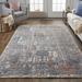 Orange 108 x 0.59 in Area Rug - Bungalow Rose Lillie-Anna Oriental Power Loom Gray/Area Rug Polyester/Cotton | 108 W x 0.59 D in | Wayfair