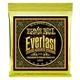 Ernie Ball Everlast Light Coated 80/20 Bronze Akustik-Gitarrensaiten, Stärke 11-52