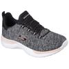 Slip-On Sneaker SKECHERS "DYNAMIGHT-BREAK-THROUGH", Damen, Gr. 39, schwarz (schwarz, meliert), Textil, Synthetik, sportlich, Schuhe, Trainingsschuh, Freizeitschuh mit praktischem Gummizug