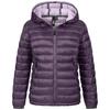 Steppjacke LPO "GILMOUR MELVILLE VI Women", Damen, Gr. 36/38 (M), lila, 100% Polyester, sportlich, figurbetont, Langarm mit innenliegendem Gummizug, Jacken, auch in Großen Größen erhältlich