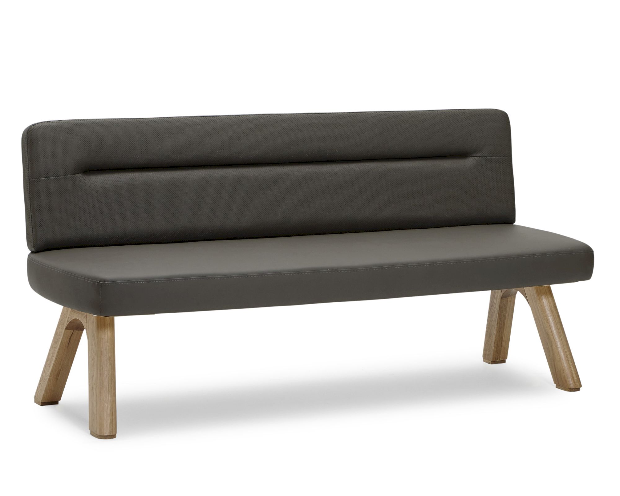 Schösswender »Ontario« 200 Polsterbank Variante A 182 cm / Gavin 03 beige / Wildeiche natur Image