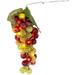 Kurt Adler Grape Cluster 20 Light Plug-in String Lights in Red/White/Yellow | 9 H x 3 W x 3 D in | Wayfair BAT0316A