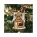 Old World Christmas Polar Post Office Hanging Figurine Ornament Wood in Red/White/Brown | 2.75 H x 4.75 W x 2.75 D in | Wayfair 729343800213