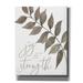 Trinx The Lord is My Strength by Cindy Jacobs - Wrapped Canvas Print 34.0 H x 26.0 W x 1.5 D in brownPlastic in Brown;white | 26" W x 34" H | Wayfair