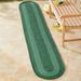 Outdoor Durable Braided Oval Runner Accent Rug