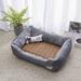 Tucker Murphy Pet™ Candy Color Dog Kennel Pet Kennel Pet Dog Bed Cotton in Brown | 6 H x 27.5 W x 21.5 D in | Wayfair