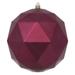 The Holiday Aisle® 8" Geometric Ball Ornament Plastic in Red | 8 H x 8 W x 8 D in | Wayfair 5FC0432ABF554E65A006F36B848C7AC5