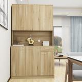 Latitude Run® 70.86" H x 39.37" W x 15.35" D Kitchen Pantry Storage Cabinet Wood in White | 70.86 H x 39.37 W x 15.35 D in | Wayfair