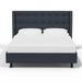 Lark Manor™ Aizlee Tufted Platform Bed Upholstered/Polyester in White | 47 H x 79 W x 89 D in | Wayfair AFC90E6BFF75440E99D9049865A4F796