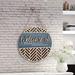 Dovecove Welcome Hanging Sign Wall Décor in Blue/Brown | 12 H x 12 W x 0.4 D in | Wayfair 7549F52FFA2D4A7EA49D6C5EED1207D0