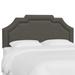 Lark Manor™ Alimatou Upholstered Panel Headboard Polyester in Black | 51 H x 56 W x 4 D in | Wayfair CCEF85440C74401389602F191464BA74