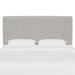 Orren Ellis Evaleen Panel Headboard Upholstered/Polyester in Gray | 49 H x 41 W x 4 D in | Wayfair 1251117A4C834787BCF8CF6BFDB3523B