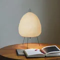 Lampe de Table sur Pied en Papier de Riz Akari Noguchi Yong Design Japonais Décoration de Chambre
