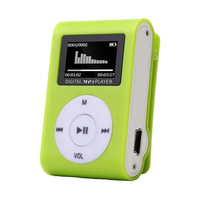 Mini lecteur MP3 avec écran LCD support de musique multimédia portable carte SD TF affichage